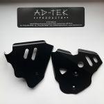 Suzuki DRZ400 E/S/SM 1998-2010 Frame Guards Black Edition